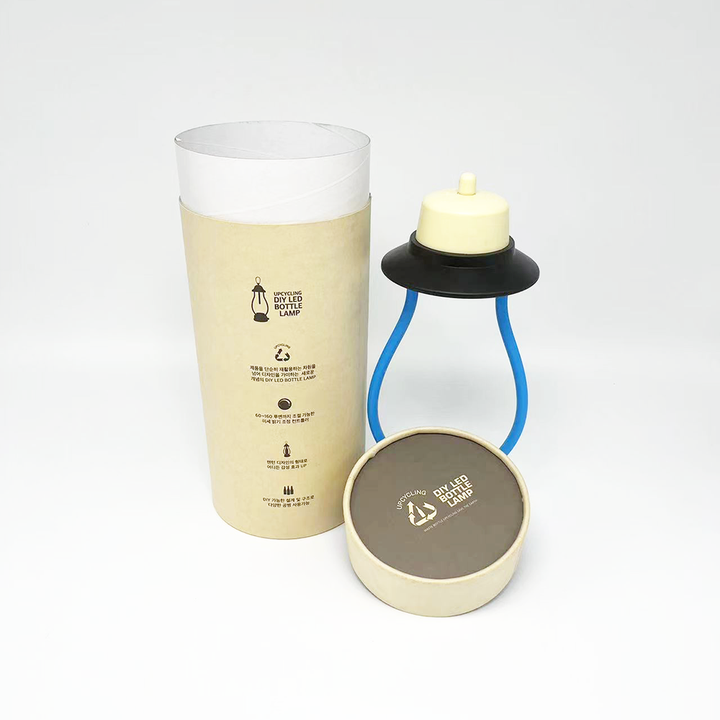 Emballage fait sur commande de tube de papier de boîte de cylindre de carton d'électronique qui respecte l'environnement pour la lumière LED d'écouteur de montre intelligente d'appareil-photo