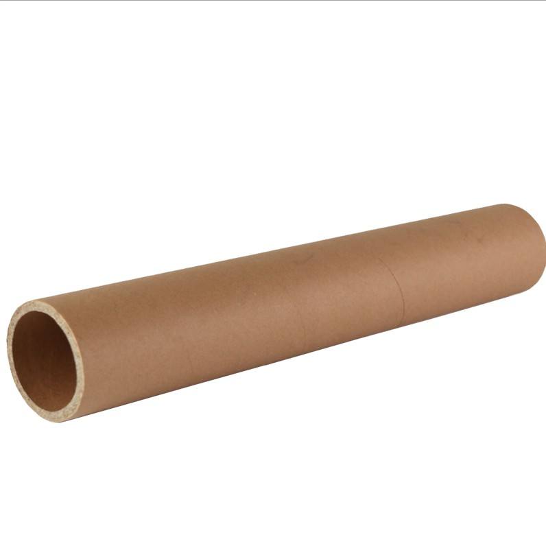 Emballage en papier Kraft blanc marron noir, peinture, affiche de carte, cylindre en carton marron, Tubes de papier d'expédition, expédition