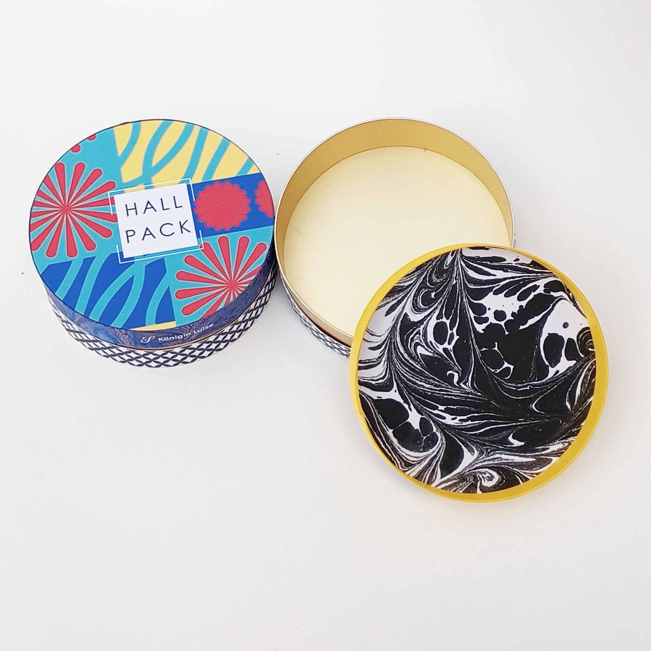 Dessert rond en Carton de peau de vache avec Logo personnalisable, emballage de boîte à gâteaux pour la cuisson de Biscuits, cadeau à la main