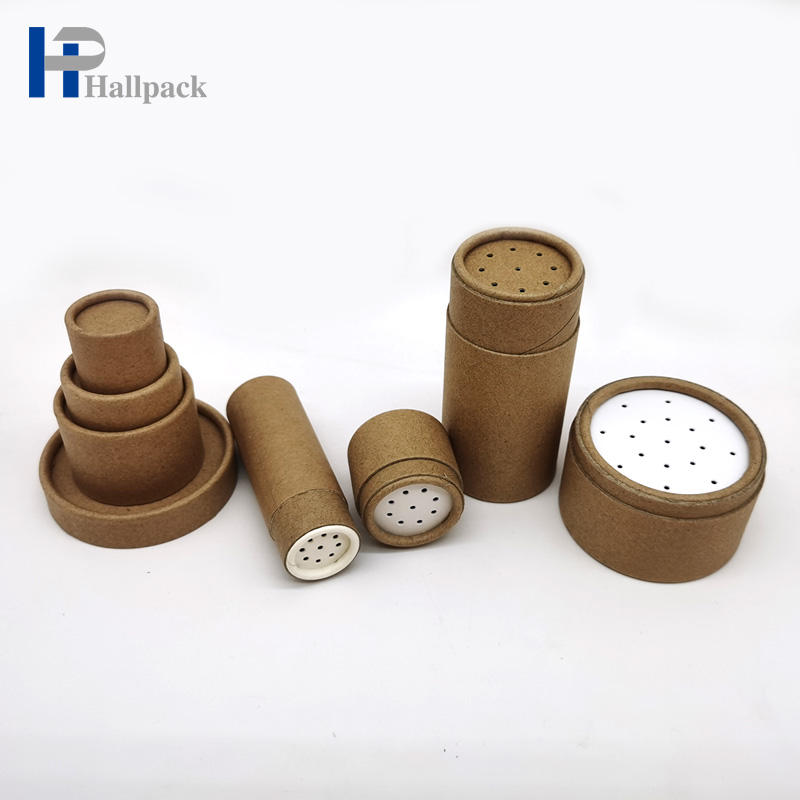 Carton cosmétique fait sur commande de paquet de boîte de tube rond de haute qualité emballé pour le shampooing sec de poudre libre