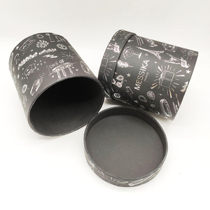 Emballage de tube de boîtes de papier de cylindre rond