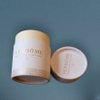 Tube de papier d'aluminium de cylindre de carton Kraft biodégradable personnalisé OEM pour l'emballage alimentaire disparaissant l'impression d'estampage