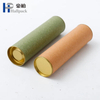 Carton de qualité alimentaire recyclé, matériau écologique, cylindre rond de haute qualité, emballage de thé, Tube en papier Kraft d'expédition