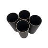 Tubes d'expédition personnalisés à noyau de papier noir Emballage écologique Tubes en papier sur mesure Solutions de tubes d'expédition