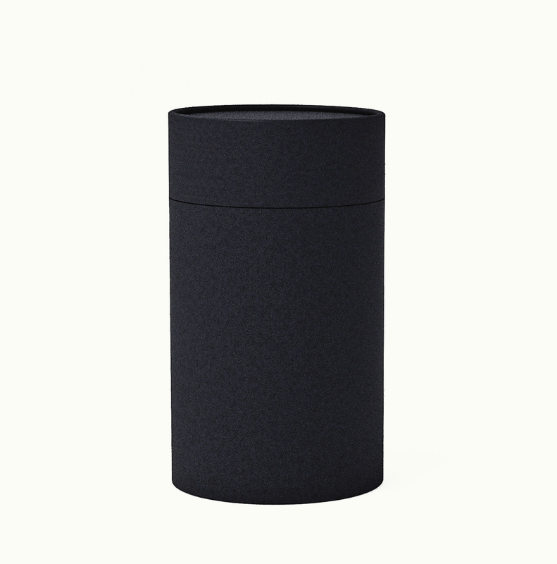 Tube de papier de carton de cylindre de stock noir pour l'emballage de Champagne et de Tequila de jus de boisson de café Durable et fort