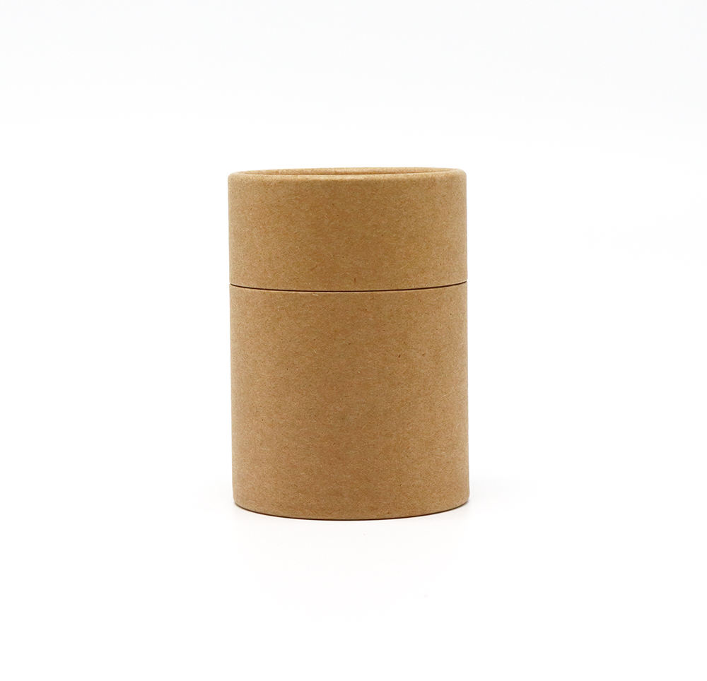 Tube en carton rond en papier alimentaire écologique sur mesure, conteneur de poudre libre, tamis, boîte à épices Kraft, Tube en papier Shaker supérieur