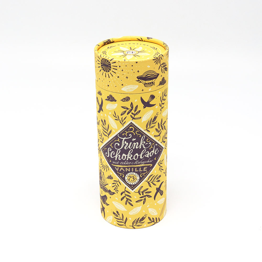 La boîte en carton de cylindre de tube de papier de catégorie comestible peut avoine le tube de papier de nourriture de petit déjeuner
