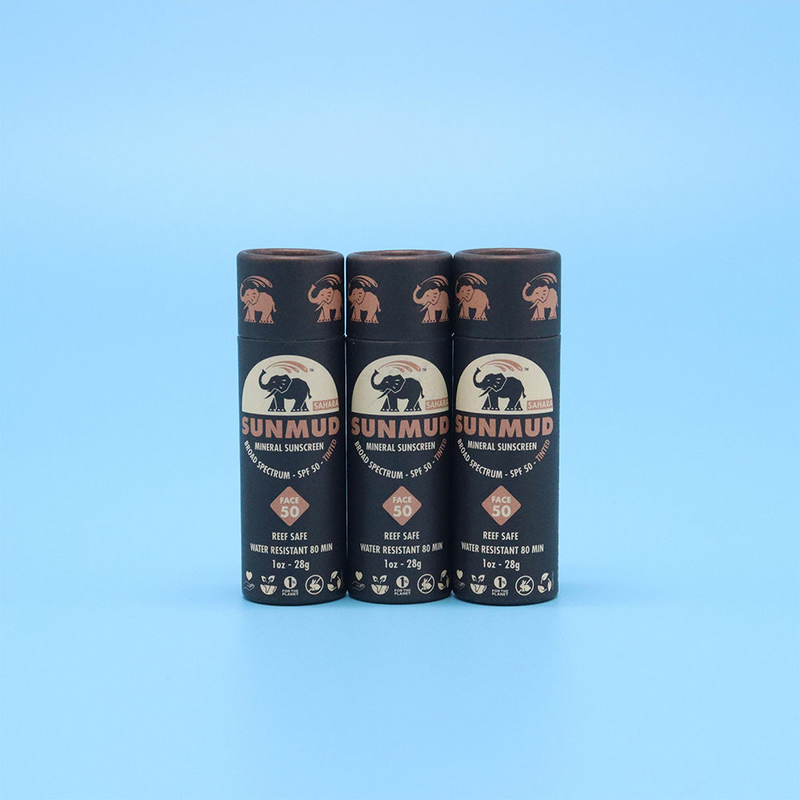 Conteneur créatif en carton Recyclable, rouge à lèvres, savon, baume à lèvres, bâton de beurre, cylindre poussoir, emballage en tube de papier, offre spéciale