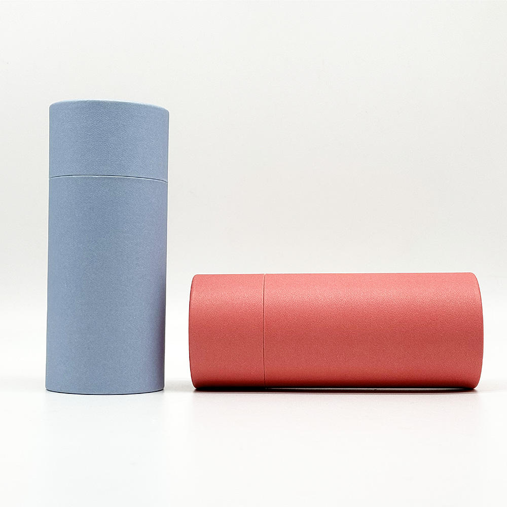 Boîte ronde de bouteille de cylindre de Carton Recyclable avec le couvercle, emballage Standard de Carton de cosmétiques, paquet de Tube de papier Kraft