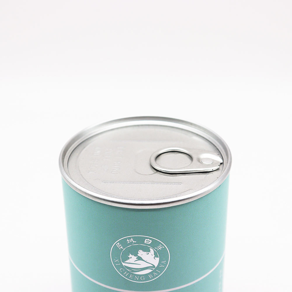 Cylindre de thé biodégradable de catégorie comestible empaquetant le tube rond fait sur commande de papier d'emballage