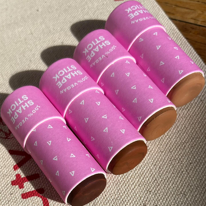 Tube de baume à lèvres personnalisé en papier sans plastique biodégradable, cylindre Push Up de forme ronde, Tube de papier d'emballage de barre de Lotion