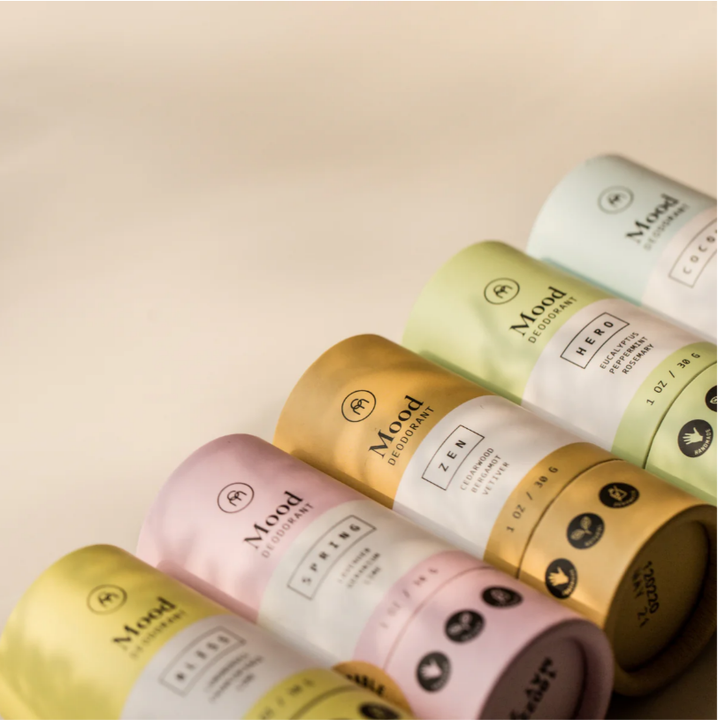 Conteneur en papier Kraft personnalisé pour emballage cosmétique, Tube en papier biodégradable Recyclable de 10ml, emballage de bâton de déodorant