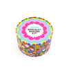 Design de luxe impression Mooncake boulettes gâteau d'anniversaire cylindre conteneur rond papier emballage cadeau papier emballage