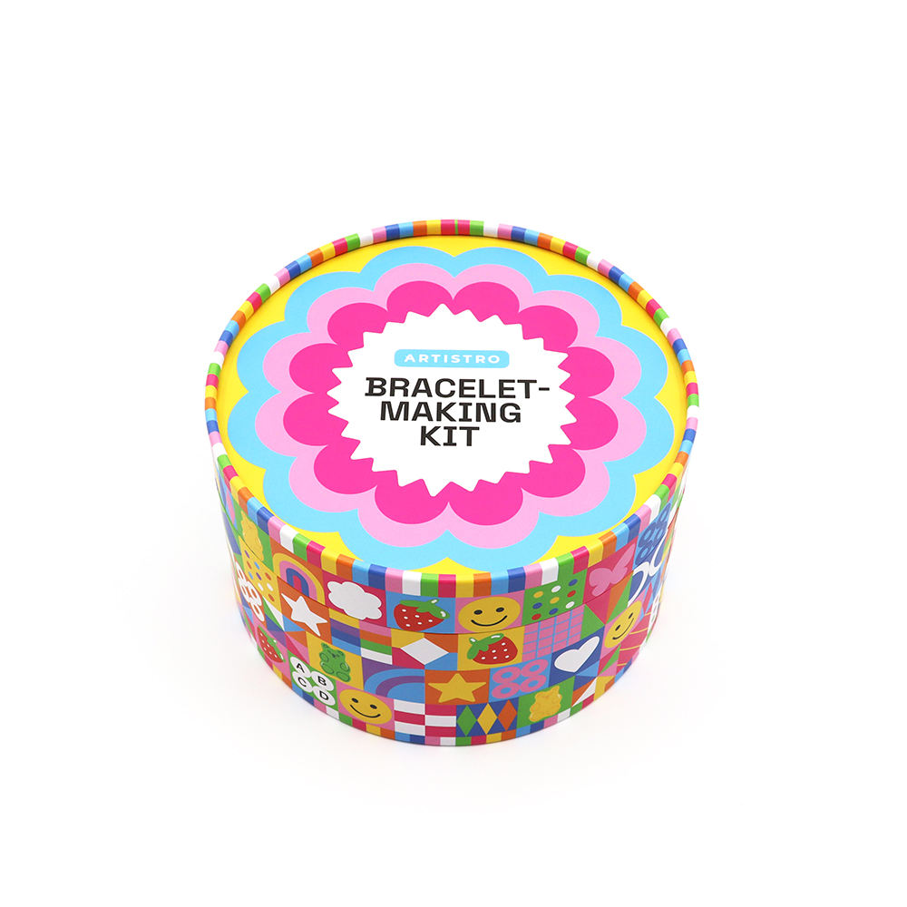 Design de luxe impression Mooncake boulettes gâteau d'anniversaire cylindre conteneur rond papier emballage cadeau papier emballage