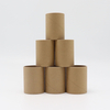 Boîte de tube de cylindre de carton d'emballage de papier rond personnalisé, tube de papier kraft en gros