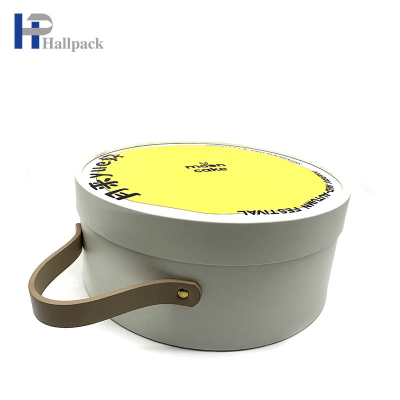 Emballage UV de tube de papier de carton de revêtement de fabricants avec la corde de main en cuir