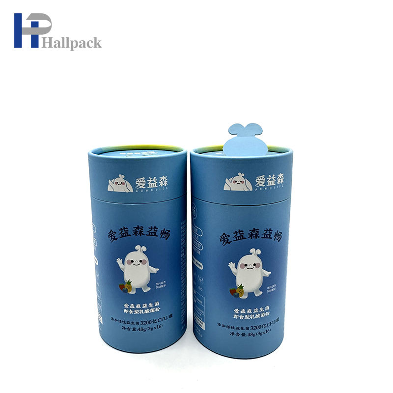 Emballage facile de tubes de papier de larme de tubes biodégradables ronds vides faits sur commande de marque de distributeur