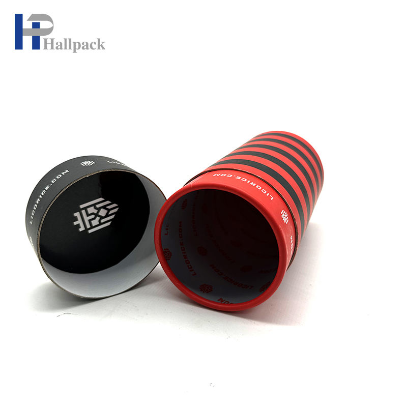 Boîte de flacon compte-gouttes avec Logo personnalisable de haute qualité, emballage rond en carton Kraft pour cosmétiques, Tube en carton coloré