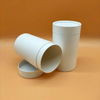 Tubes en carton de papier blanc de tube biodégradable d'emballage d'origine