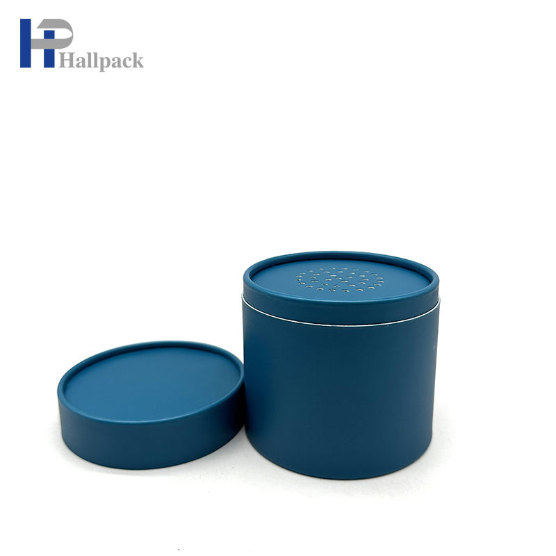 Tube d'emballage en papier rond pour poudre libre de sel de bain, cylindre de tamis pour poudre cosmétique, Tube en papier