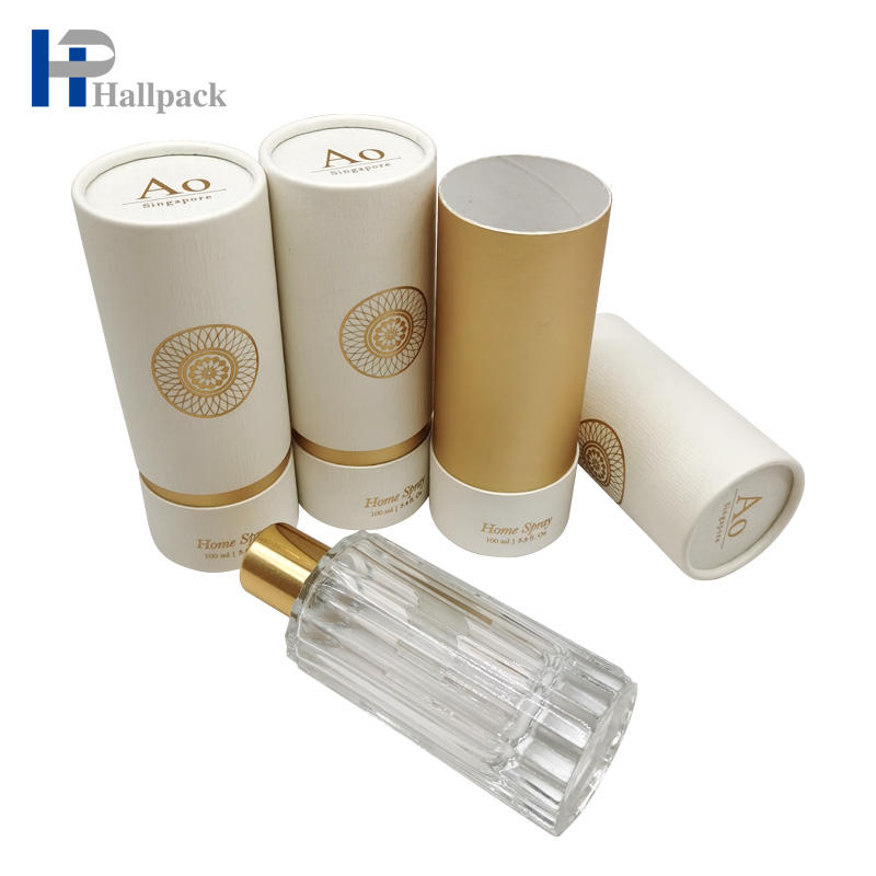 Le papier de tube rond de soin de peau d'huile essentielle correspond au tube de papier