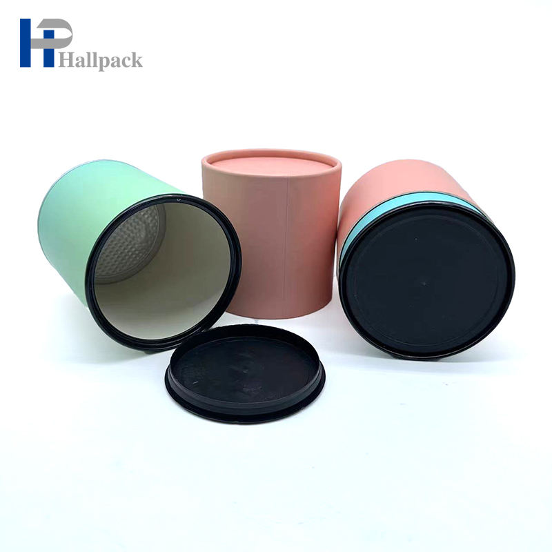 Emballage intérieur facile de tube de papier de carton d'Eco Papier d'emballage de tube de papier de couverture de larme