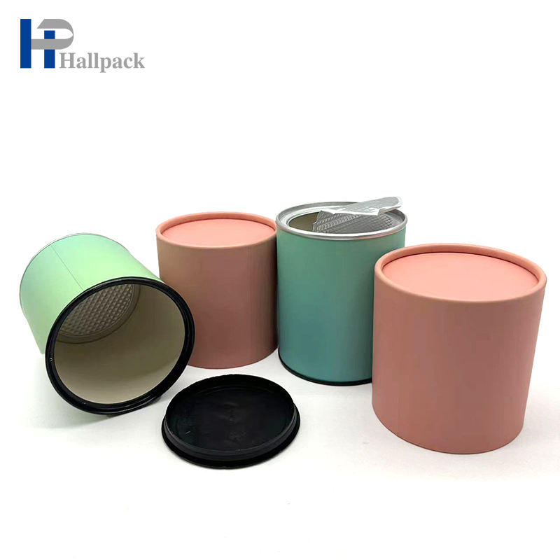 Emballage intérieur facile de tube de papier de carton d'Eco Papier d'emballage de tube de papier de couverture de larme