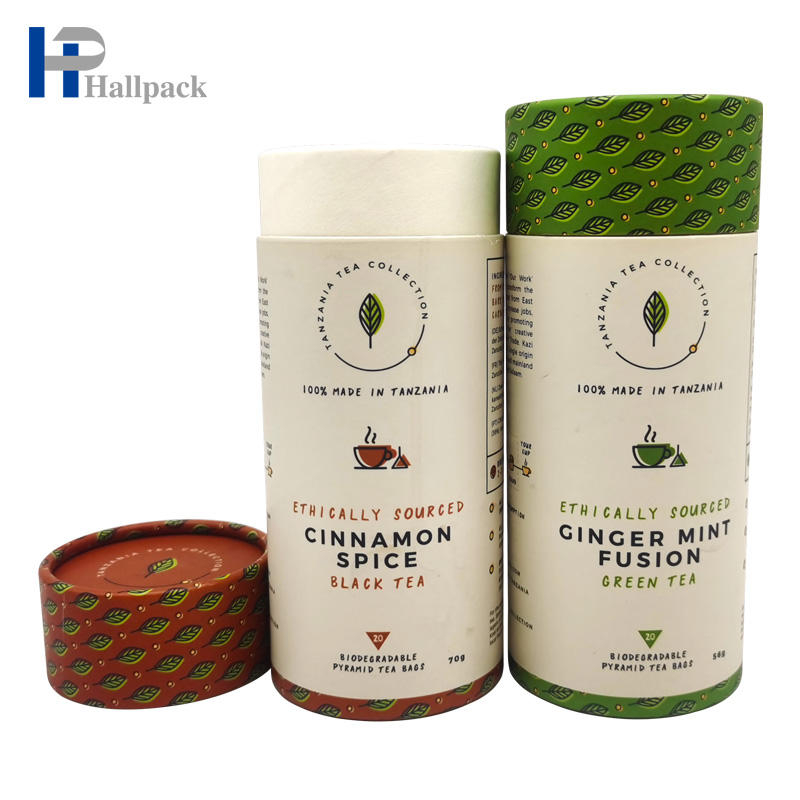 Tube de papier de biscuit de bouteille de pot en verre cosmétique de marque privée de suppléments