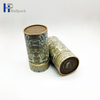 Tube de papier en feuille d'or, Eyeliner Shaker, emballage personnalisé, boîte en papier, cylindre de papier de qualité alimentaire moins cher pour le thé