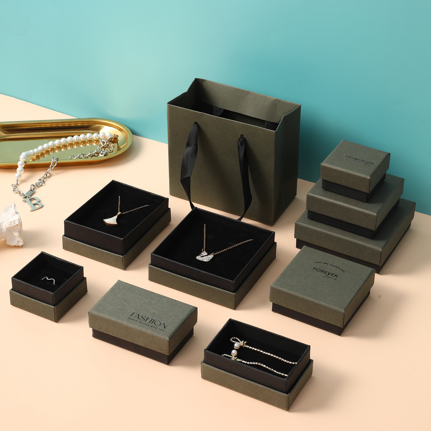 Emballage du ciel et de la boîte pour les boucles d'oreilles Watch