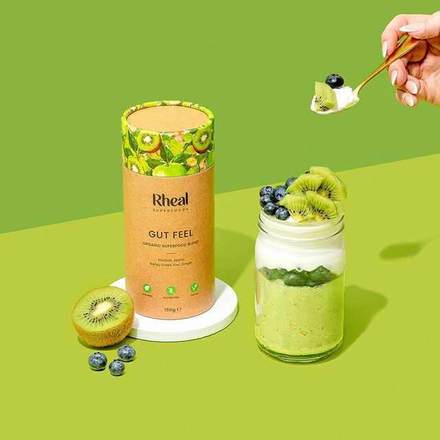 Biodégradable Custom Logo Taille Design Round Cylinder Thé Package pour la crème glacée