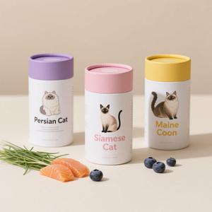 Matériau recyclable Tube de papier de conception personnalisé pour suppléments de collagène Emballage des boissons solides