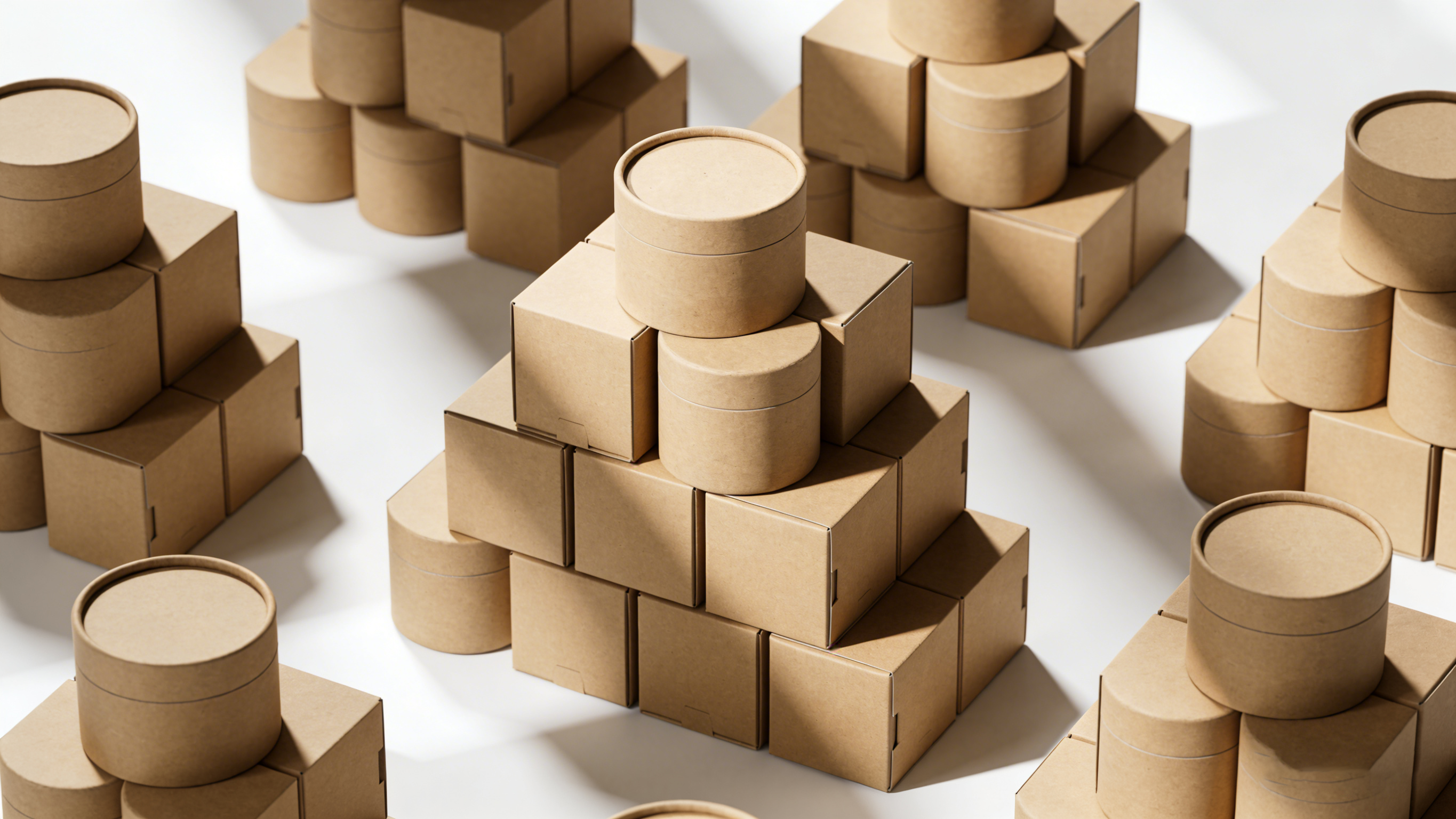 Boîte ronde pour bouteille