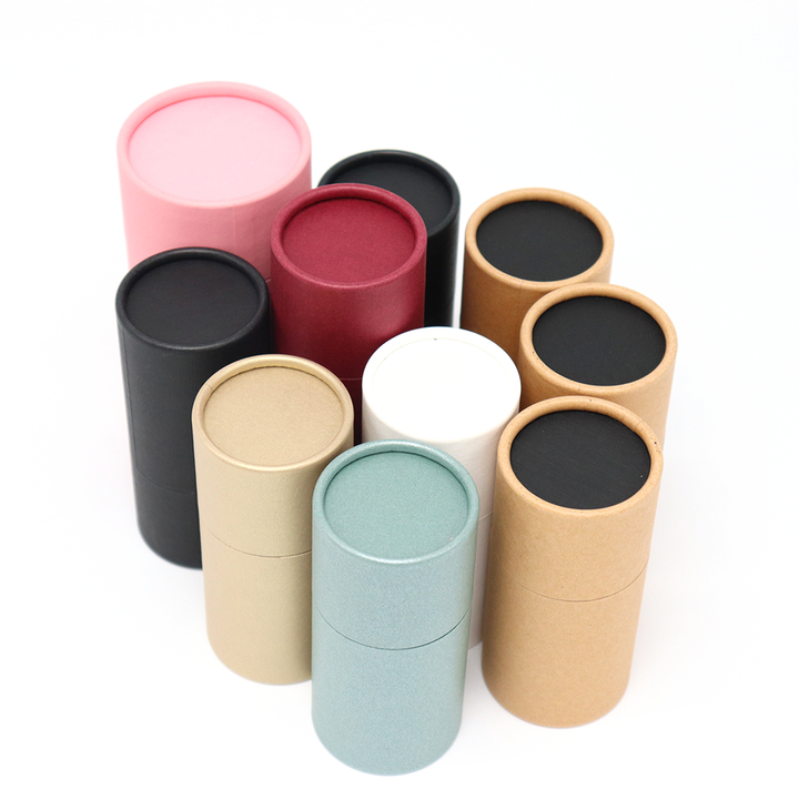Tube de papier de boîte de cylindre de carton d'emballage de vêtements qui respecte l'environnement avec la fenêtre pour la serviette de chaussettes de sous-vêtements de T-shirts