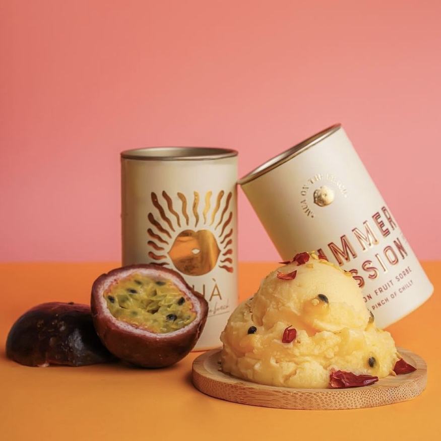 Cylindre en carton créatif personnalisé, récipient de crème glacée de qualité alimentaire avec couvercle en métal, Tube en papier à paroi intérieure, emballage en papier d'aluminium
