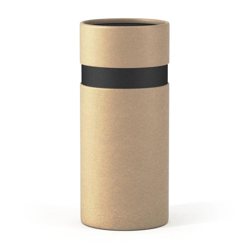 Boîte de tube de papier d'emballage de pot cosmétique de Kraft biodégradable de crème de carton de cylindre rond recyclable fait sur commande