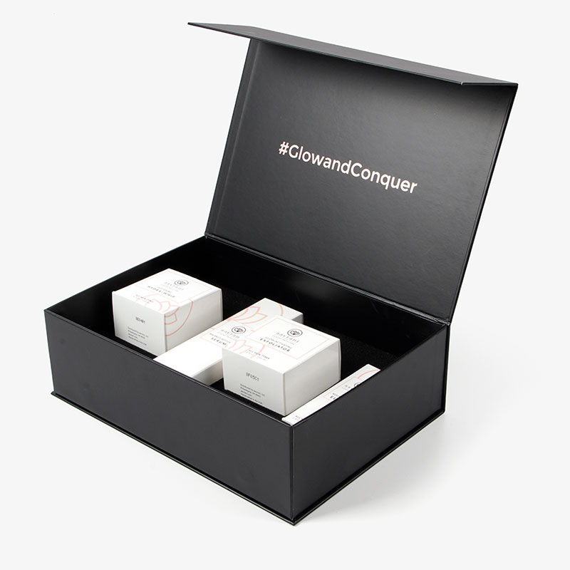 Boîte cadeau en carton pour Extension de cheveux, nouveau Design et offre spéciale, boîte d'emballage en forme de livre avec insertion en soie satinée, 2020