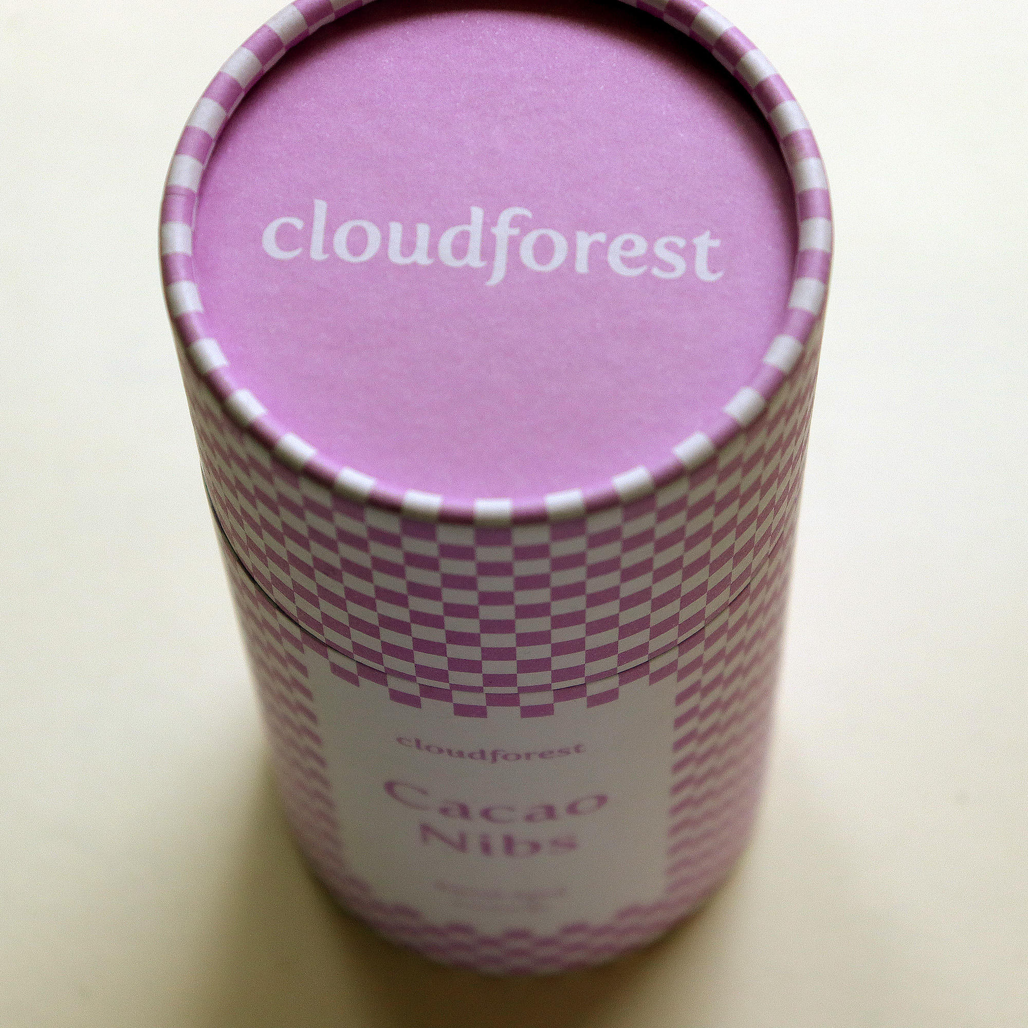 Conteneurs de stockage en carton cylindrique imprimés sur mesure pour emballage alimentaire en fèves de cacao, emballage en tube de papier