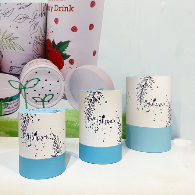 Hallpack – emballage en papier Kraft écologique à bord plat, pour bougies, Puzzle de mode, emballage artisanal en Tube en carton