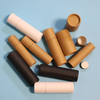 Tube de brillant à lèvres Push-up de 0.3oz de haute qualité, boîtes de rangement rondes et rigides en papier recyclé de 10ml, ensemble pour usage cosmétique