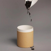 Emballage fait sur commande de cylindre rond de tube de papier d'emballage de catégorie comestible biodégradable pour la poudre de protéine de thé et les grains de café