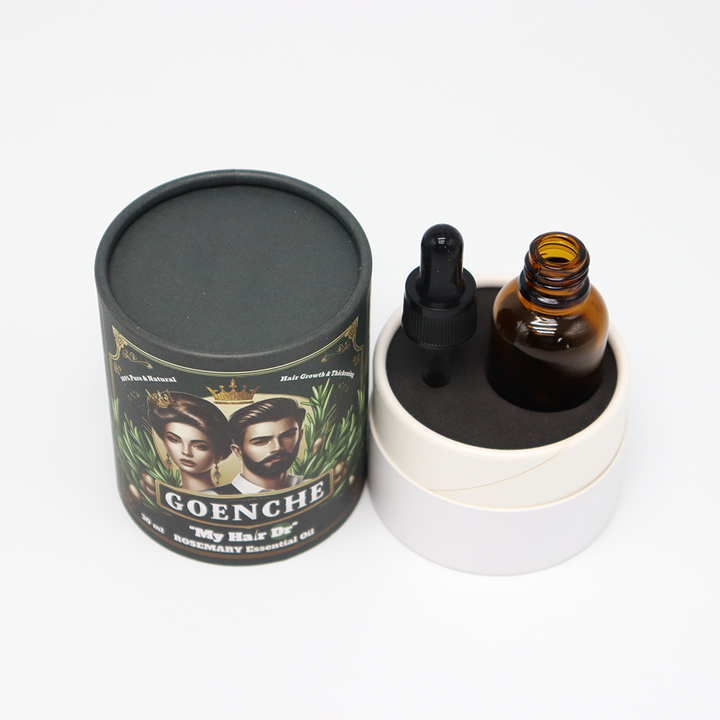 Logo personnalisé biodégradable Kraft cylindre rond cosmétiques huile essentielle parfum bougie papier Tube emballage