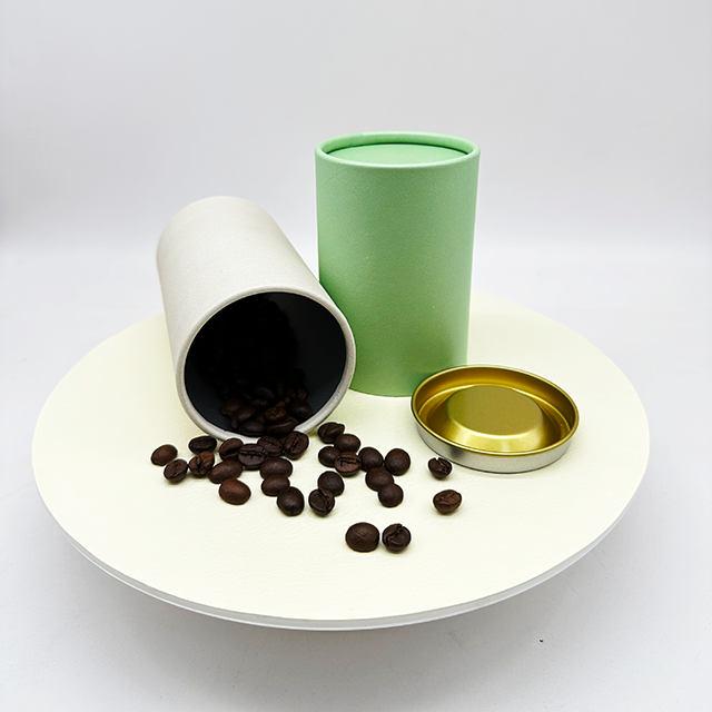 Hallpack – emballage personnalisé en Tube de thé en papier Kraft de qualité alimentaire, produits alimentaires sains, emballage de style canette pour grains de café