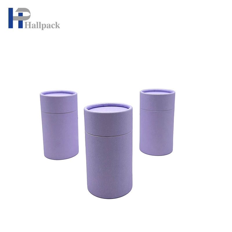 Boîte ronde en carton biodégradable personnalisée en papier d'aluminium, Tube d'emballage en papier de qualité alimentaire, Tube d'emballage en papier pour thé, café et biscuits