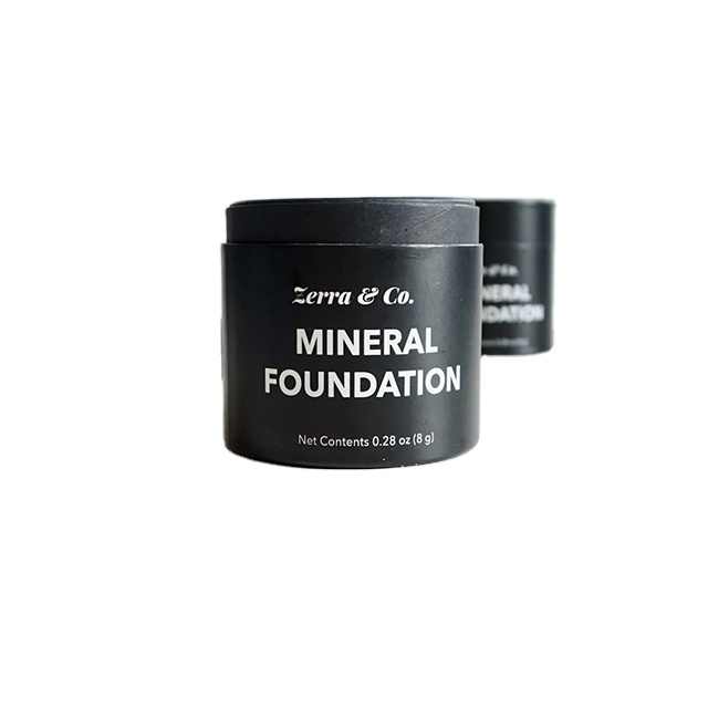 Conteneur en papier cosmétique 100% recyclé, poudre à sourcils, Blush, Tube d'alimentation, Tube en papier pour poudre libre