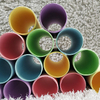 Tubes de rouleau de papier artistique artisanal biodégradable et écologique de 4 cm, Tubes artisanaux en papier coloré fabriqués à la main