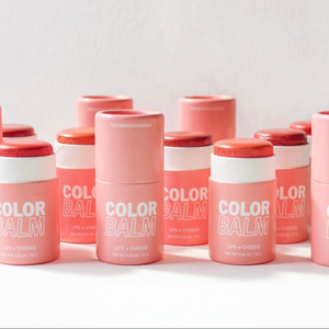 Logo personnalisé en gros papier Kraft cylindre en carton bâton de protection solaire emballage papier Tube cosmétique rouge à lèvres papier baume à lèvres Tube