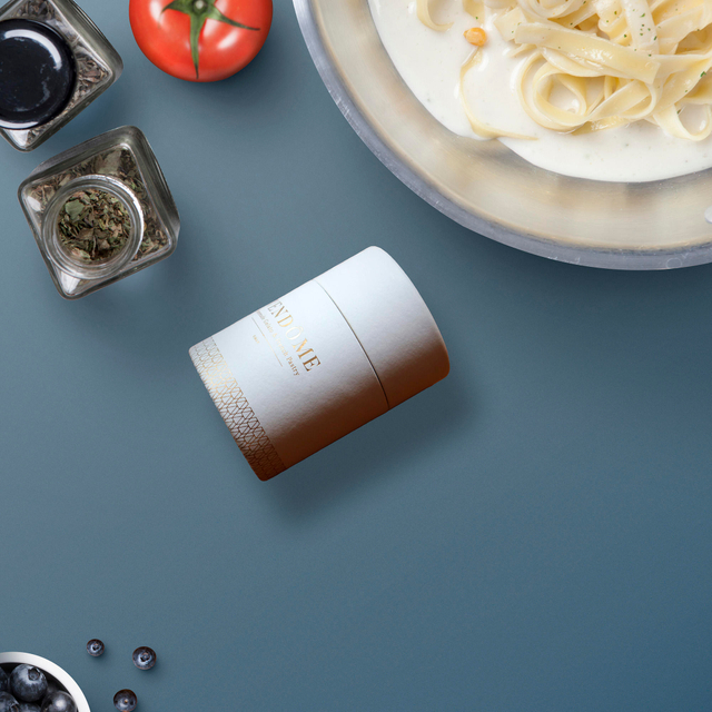 Tube de papier d'aluminium de cylindre de carton Kraft biodégradable personnalisé OEM pour l'emballage alimentaire disparaissant l'impression d'estampage