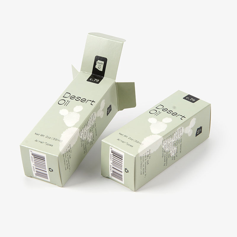 Emballage de boîte de papier emballé par carton cosmétique personnalisé de haute qualité pour l'huile essentielle d'huile de vernis à ongles