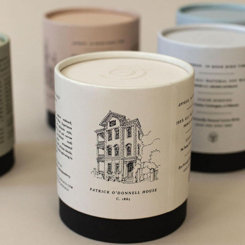 Boîte d'emballage cylindrique de haute qualité, bougie kraft, bouteille de parfum, sachet de café et de thé, emballage en tube de papier personnalisé